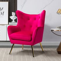 wayfair pink armchair