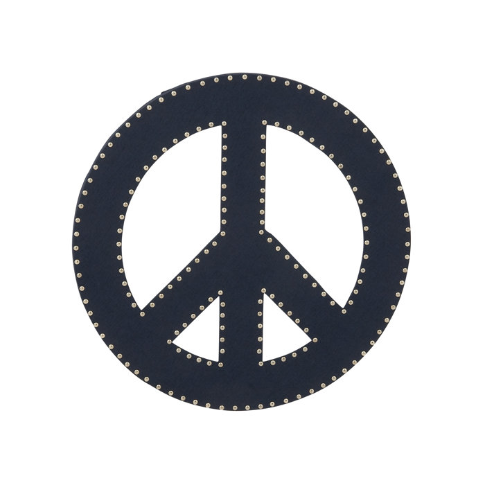 Bungalow Rose Peace Sign Wall Decor Reviews Wayfair