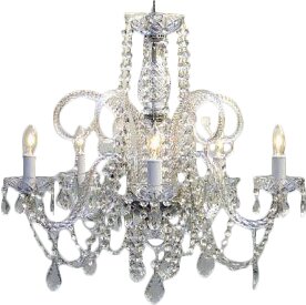 Caro 5-Light LED Crystal Chandelier