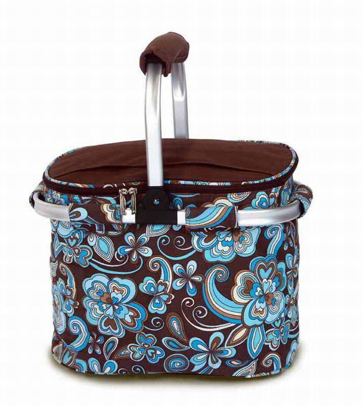 Picnic Plus By Spectrum Shelby Collapsible Thermal Foil Insulated Market Tote Picnic Cooler Wayfair