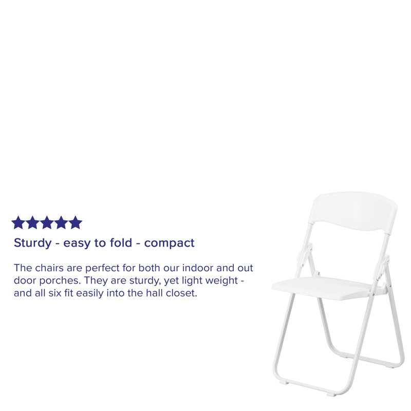 sturdy folding chair