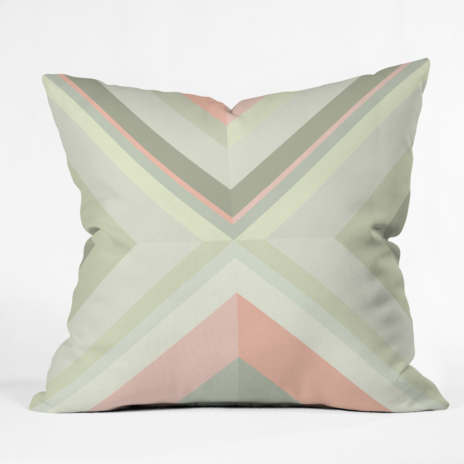 East Urban Home Iveta Abolina Matcha Chevron Throw Pillow Wayfair