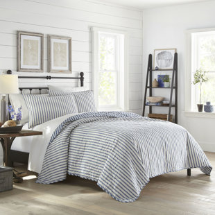 Navy Striped Quilts Coverlets Sets You Ll Love In 2021 Wayfair