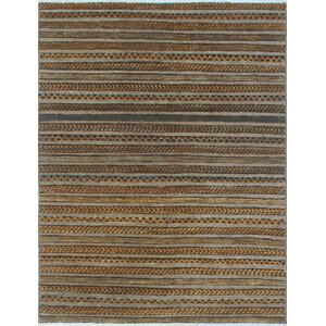 One-of-a-Kind Thomas Arezo Hand-Knotted Wool Brown Area Rug