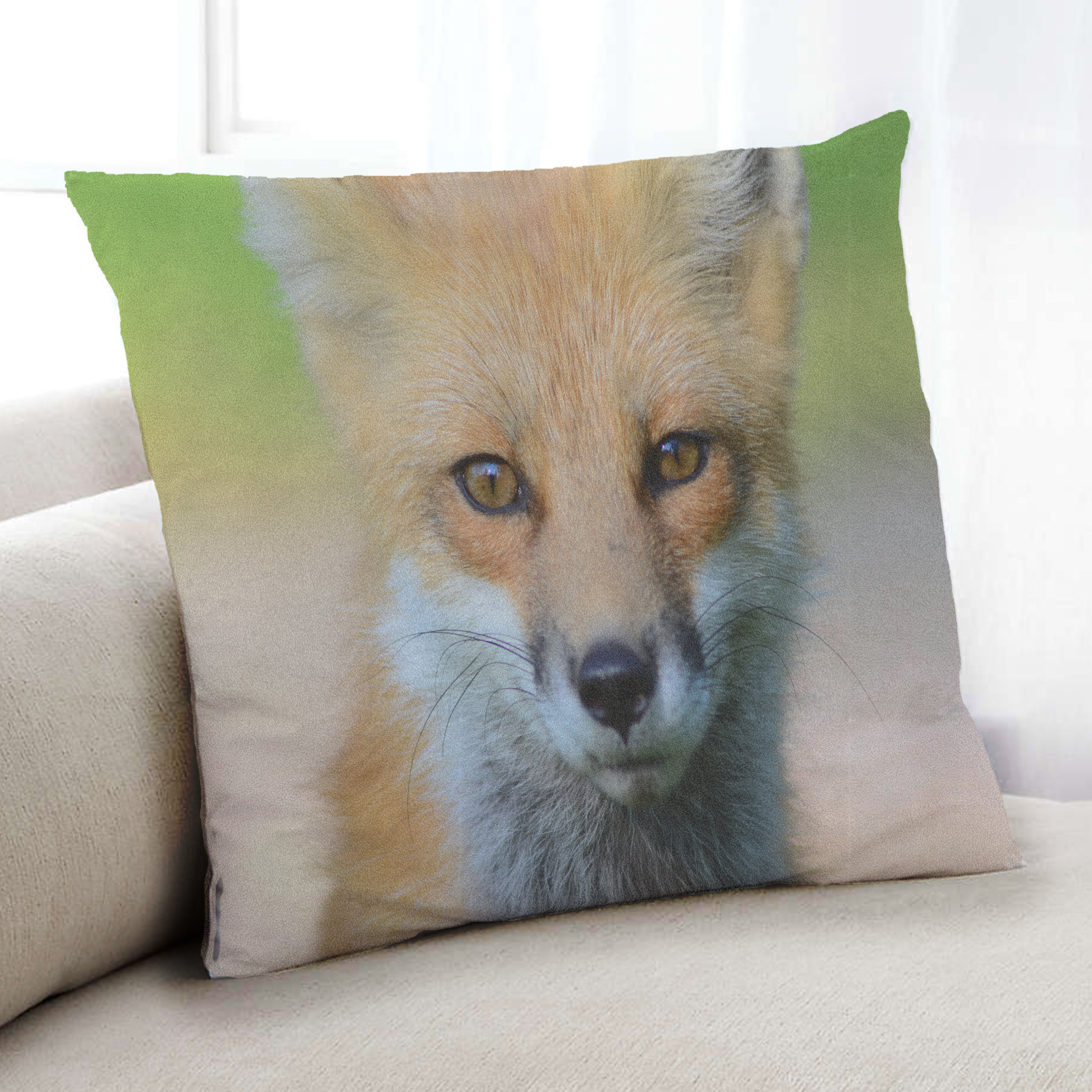 fox throw pillows