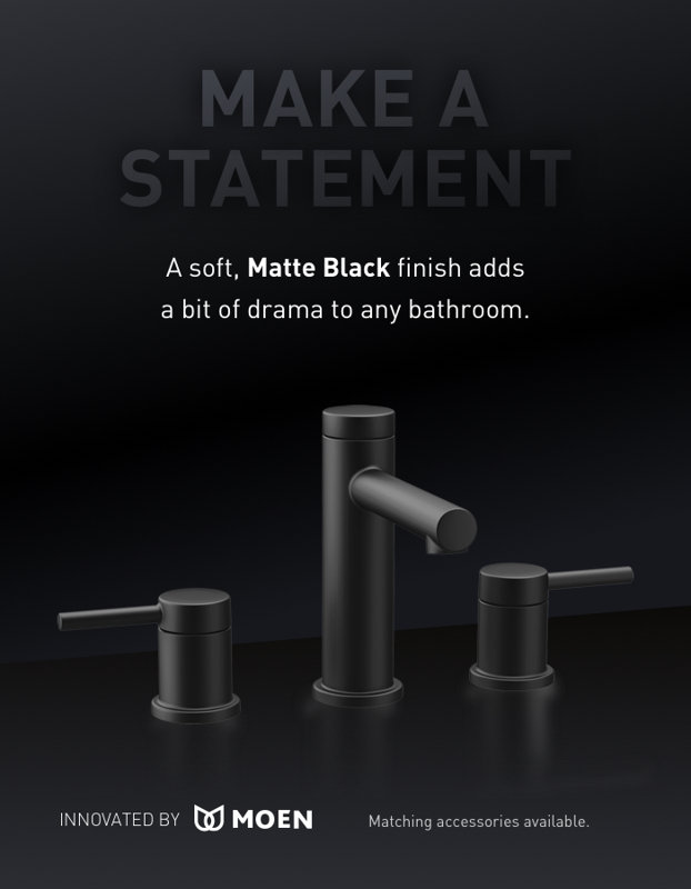 Bathroom Faucets Black Finish moen align double handle widespread bathroom faucet with drain Bathroom Faucets Black Finish moen align double handle widespread bathroom faucet with drain
