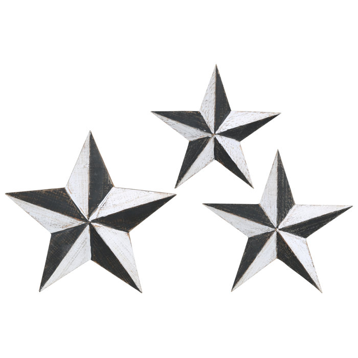 3 Pieces Metal Star Wall Décor Set 3 Pieces Metal Star Wall Décor Set