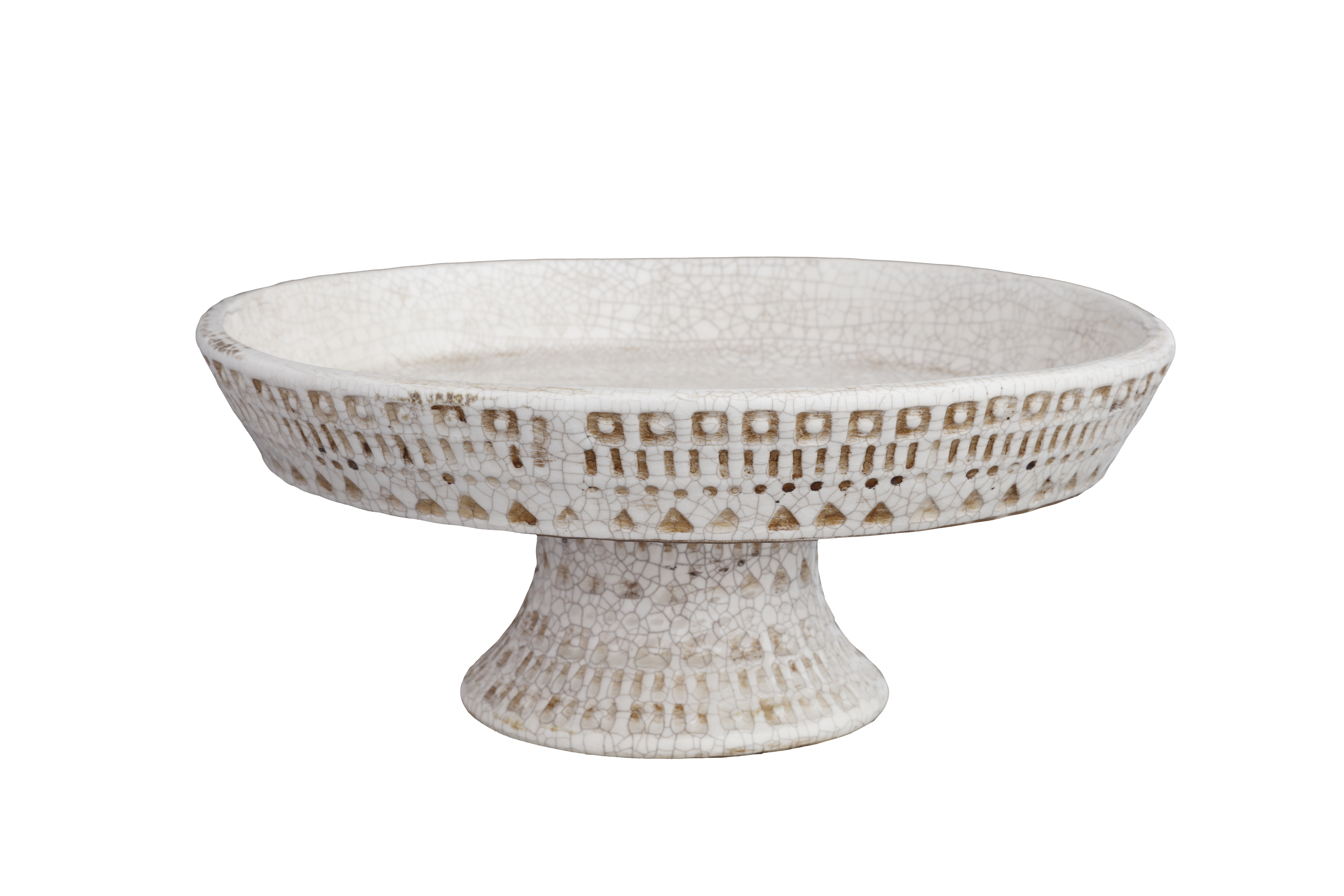 pottery cake stand