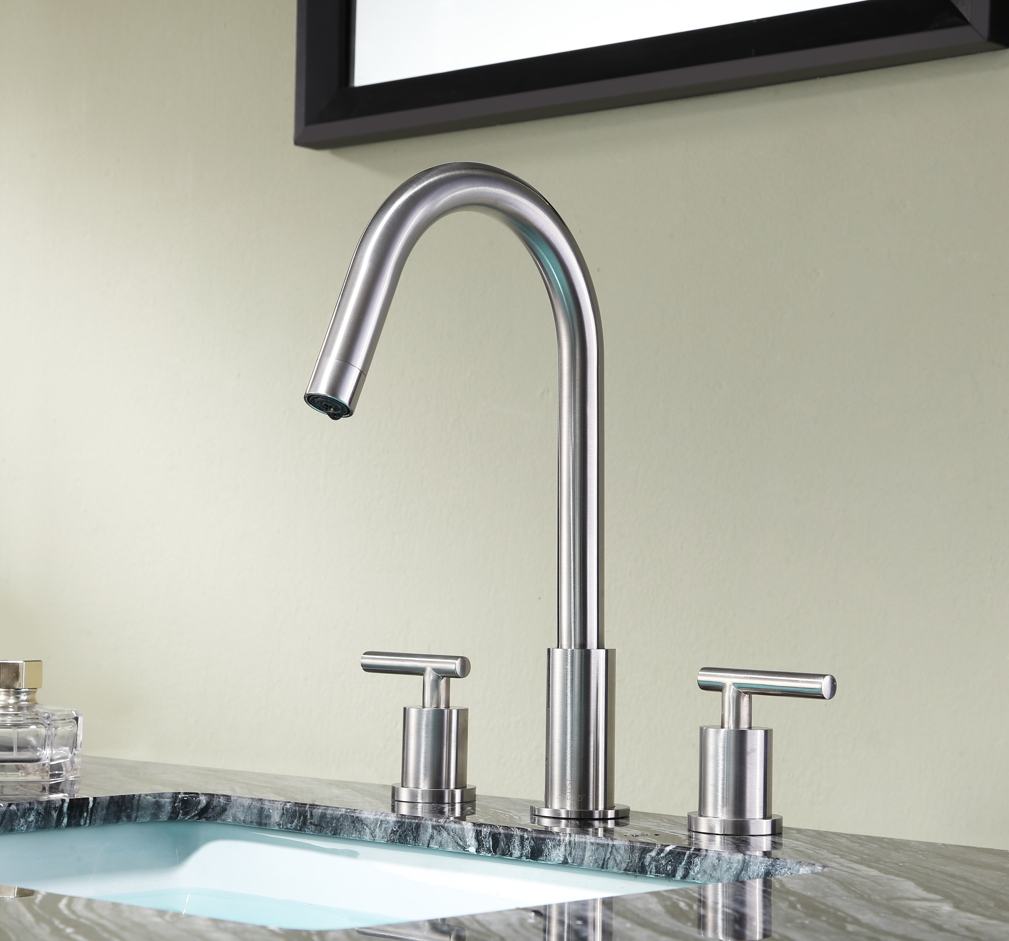 ANZZI Spartan Double Handle Widespread Bathroom Faucet | Wayfair