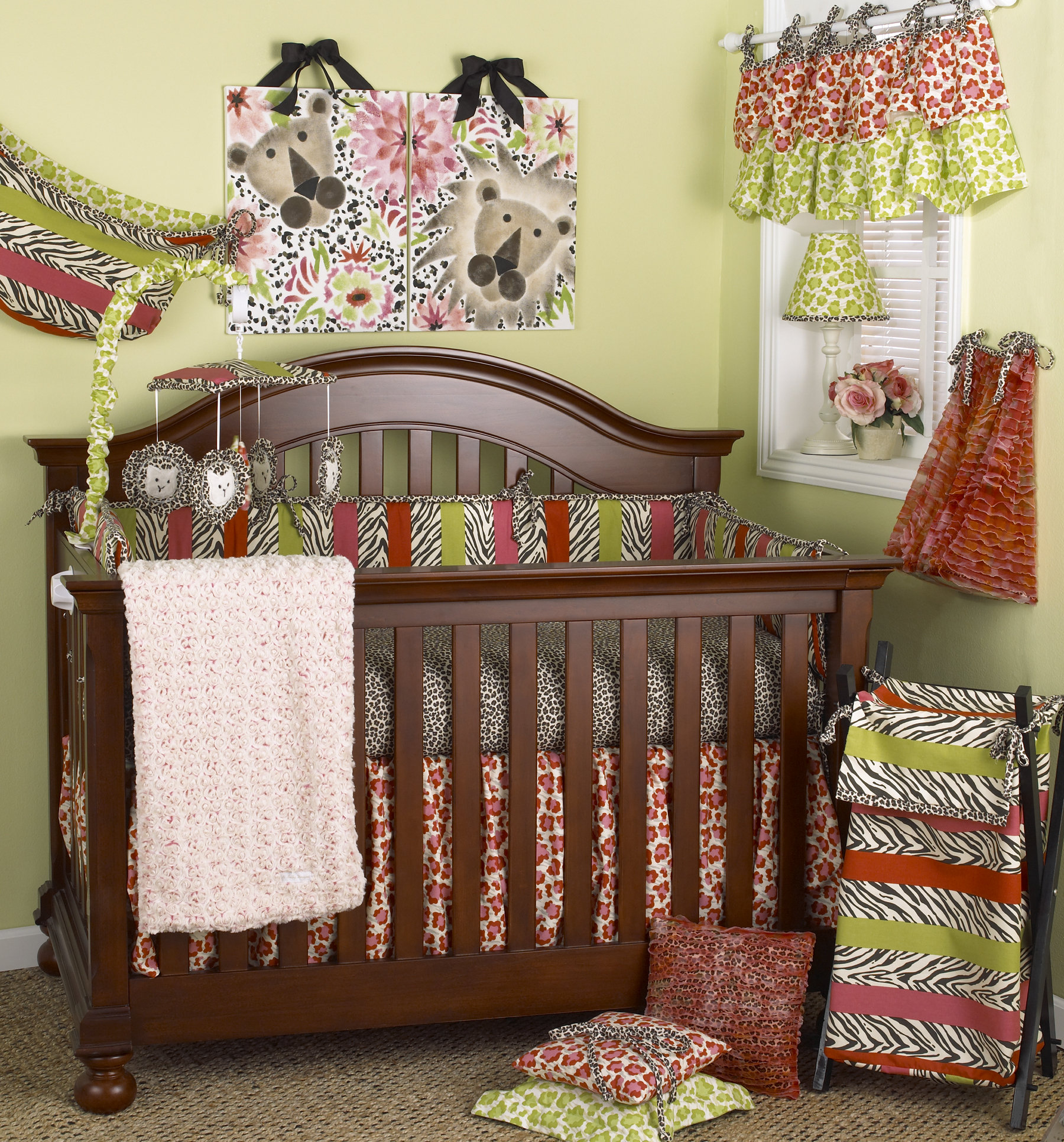 7 piece crib bedding set