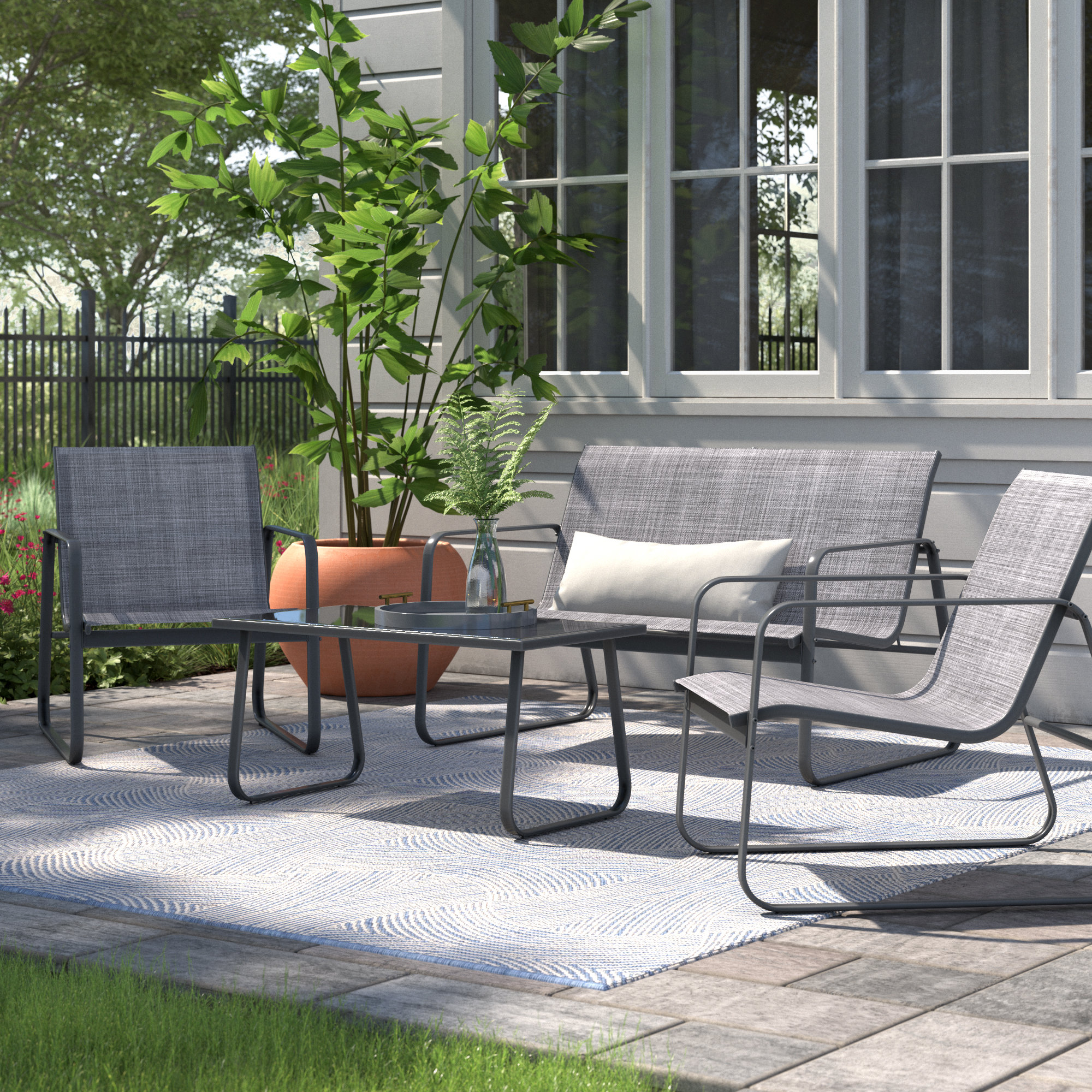 pvc patio set