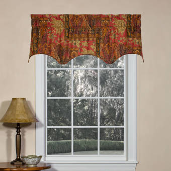 August Grove Heritage House Gathered 72 Window Valance Wayfair