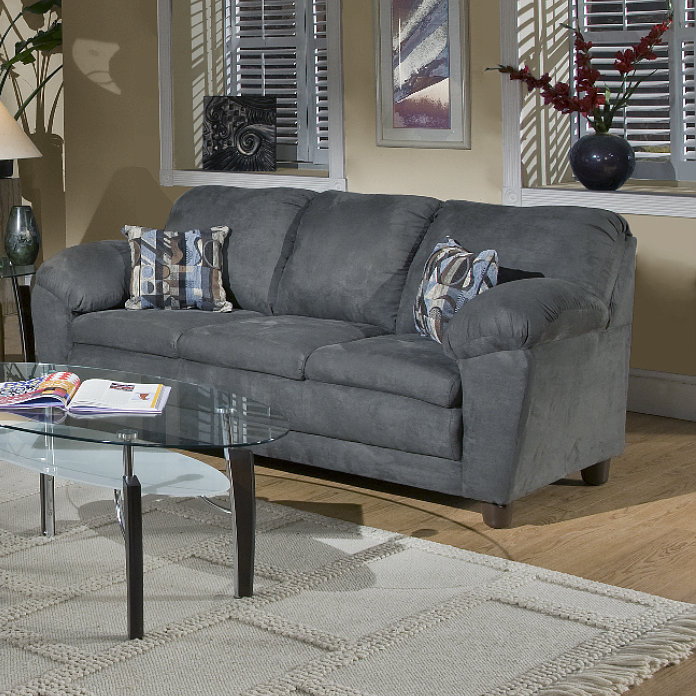 Charlton Home Waldschmidt Microfiber Microsuede 89 Pillow Top Arm Sofa Reviews Wayfair