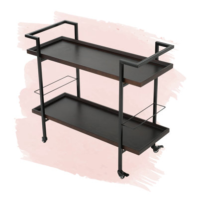 Emer Wooden Bar Cart