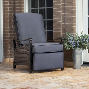 Carson Luxury Outdoor Recliner Chair with Cushion