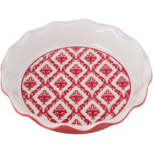 Damask Pie Dish