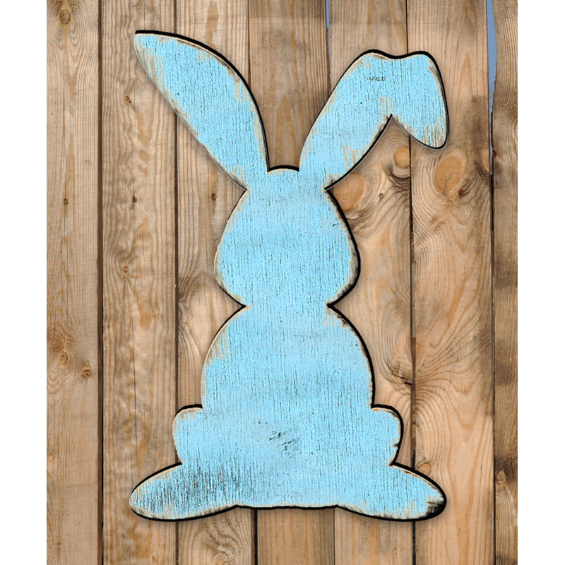 The Holiday Aisle® Vintage Rabbit Wood Wall Décor | Wayfair