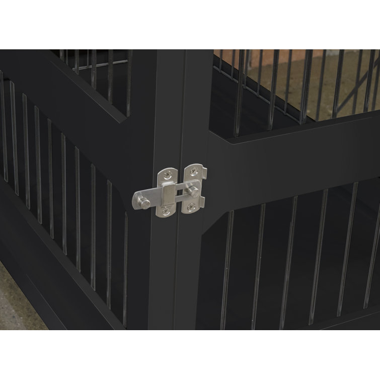 slide aside dog crate