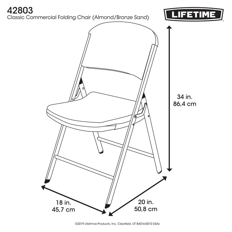 Classic Commercial Plastic Folding Chair