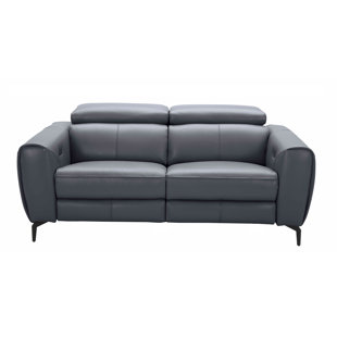 Nakale Leather Reclining Sofa by Orren Ellis Great price