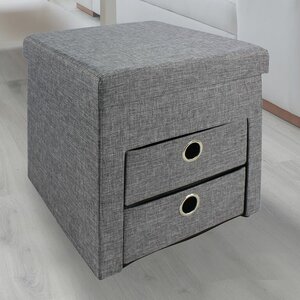 Folding Storage Ottoman