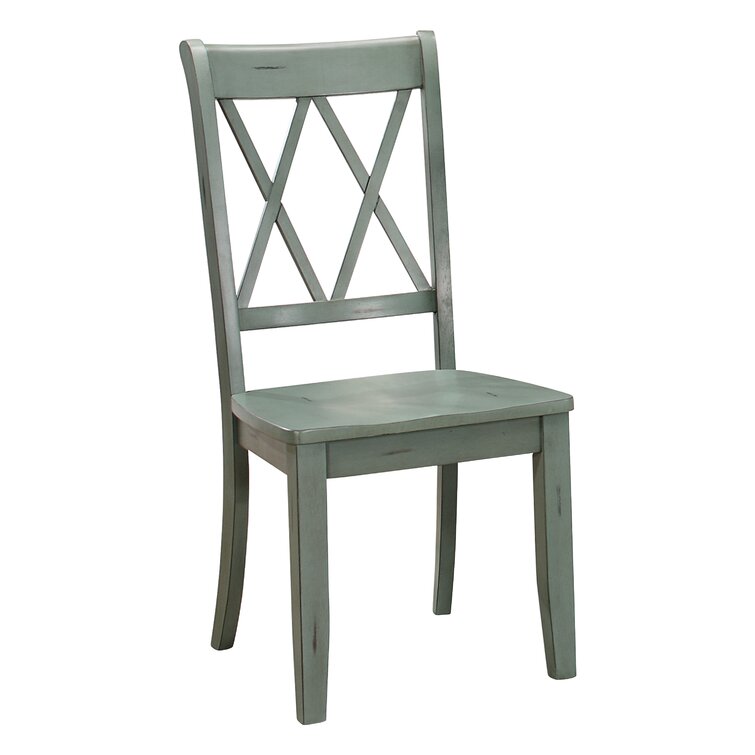 Cheryll Solid Wood Cross Back Side Chair