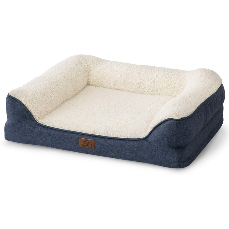grey medium dog bed