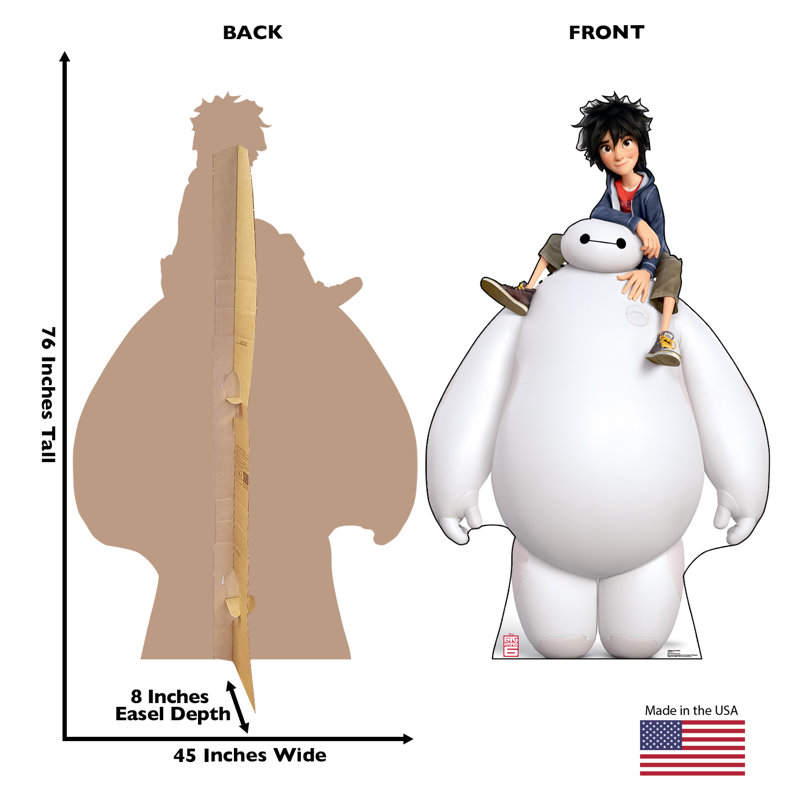 Advanced Graphics Disney S Big Hero 6 Baymax And Hiro Cardboard