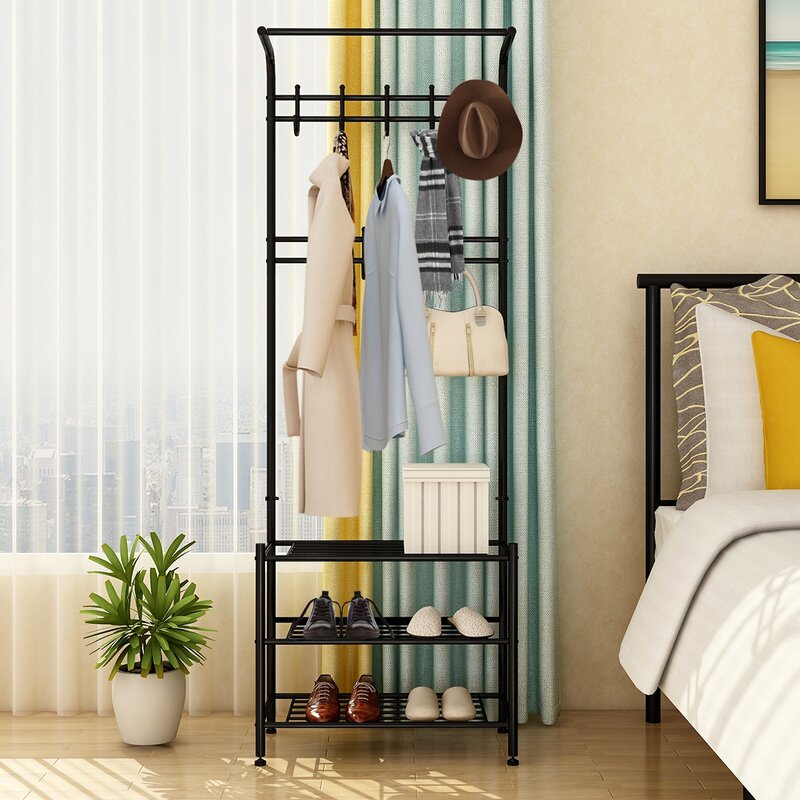 Rebrilliant Bowman 27" W Clothes Rack & Reviews | Wayfair