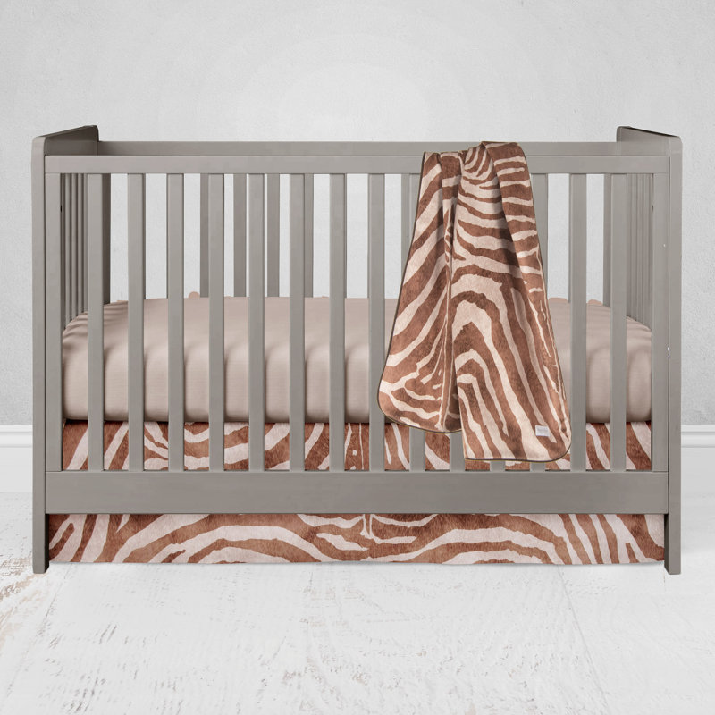 Isabelle Max Crib Quilt Baby Blanket Super Soft And Warm Zebra