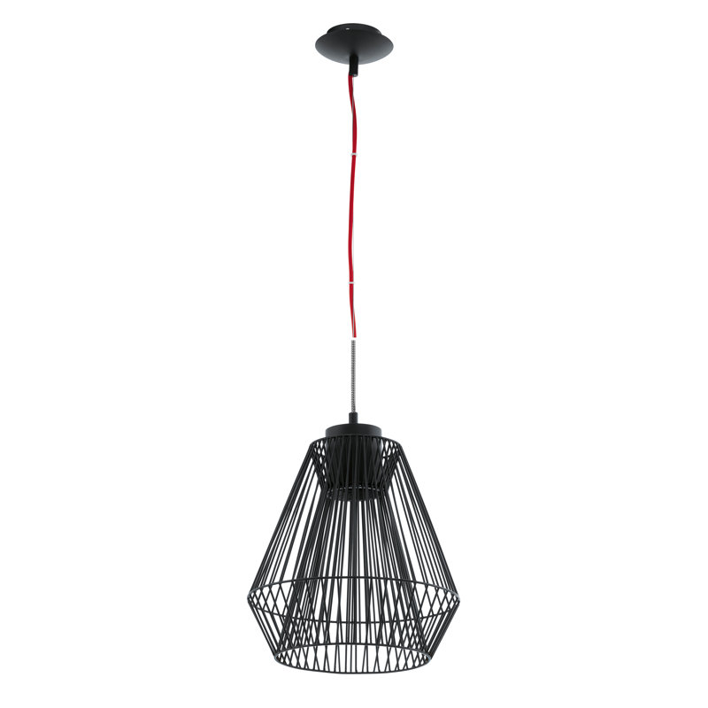 Brayden Studio Emma Wire Cage 1 Light Pendant Wayfair Emma Wire Cage 1 Light Pendant