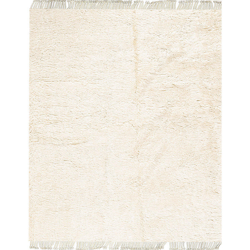 Bokara Rug Co Inc Moroccan Hand Knotted Wool Beige Area Rug Wayfair