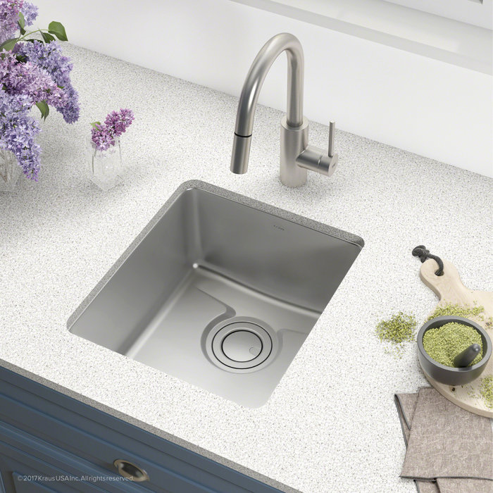 Dex Series 19 L X 17 W Undermount Bar Sink
