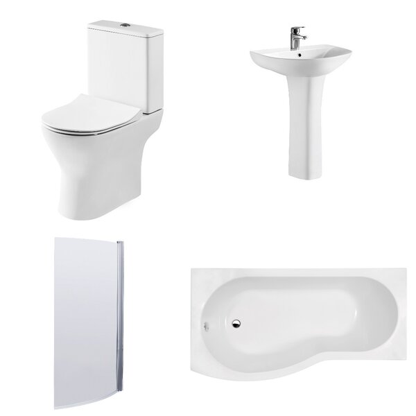 Belfry Bathroom Balvin 1695mm Bathroom Suite & Reviews ...