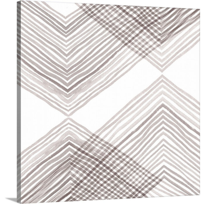 Novogratz 'Dusty Lilac Arrow I' Framed Painting Print ...