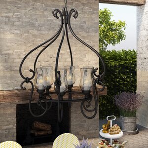 Bilmar 6-Light Outdoor Chandelier