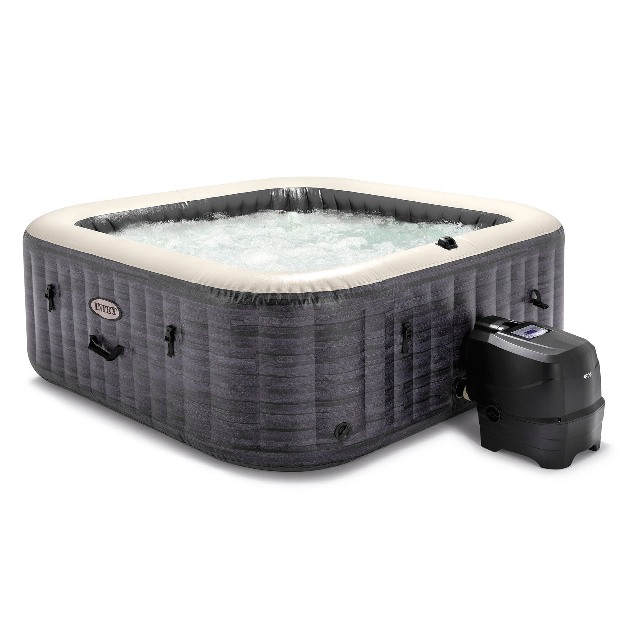 Intex 6 Person 140 Jet Vinyl Inflatable Hot Tub Wayfair