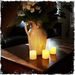 Battery Operated Mini Pillar Candle (Set of 6)