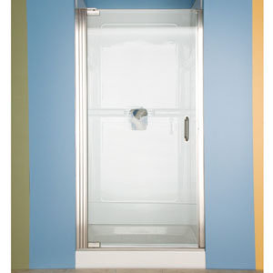 American Standard Euro 31 94 X 65 57 Hinged Frameless Shower