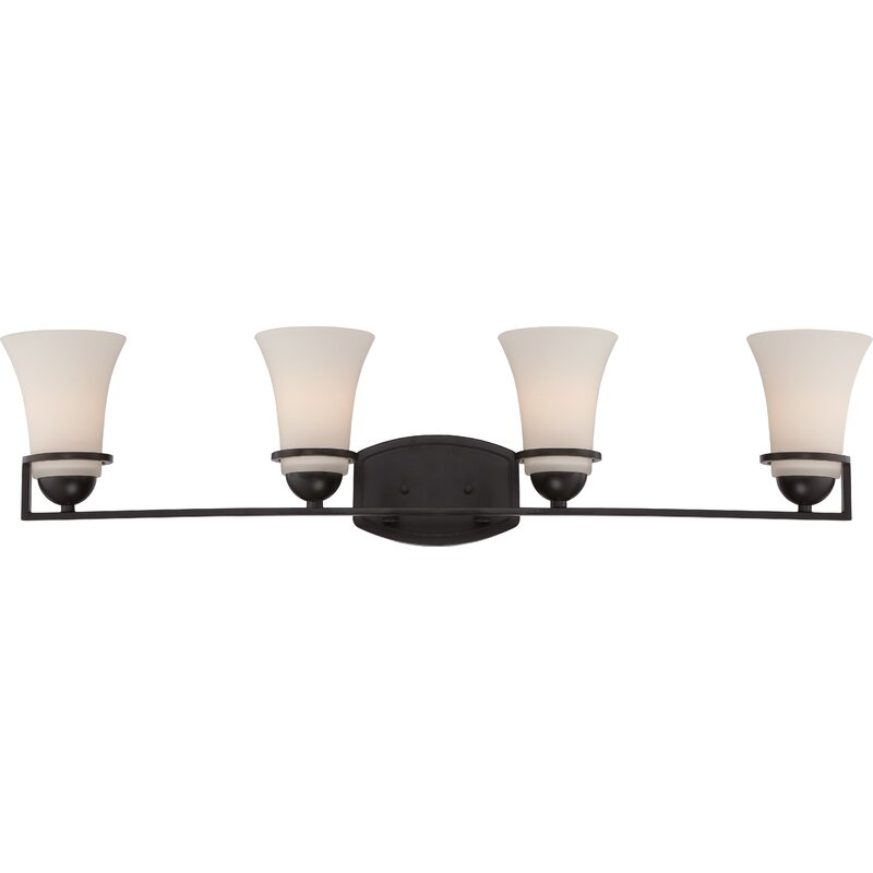 World Menagerie Collin 4 Light Vanity Light Reviews Wayfair