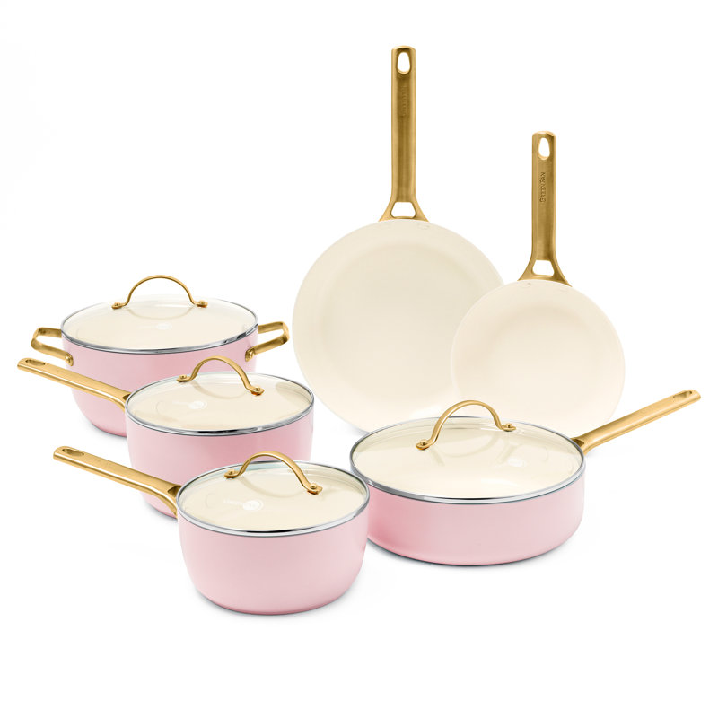 pink cookware set