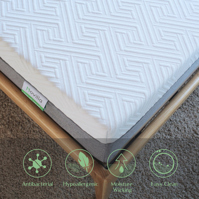 Novilla 12 Medium Gel Memory Foam Mattress Reviews Wayfair