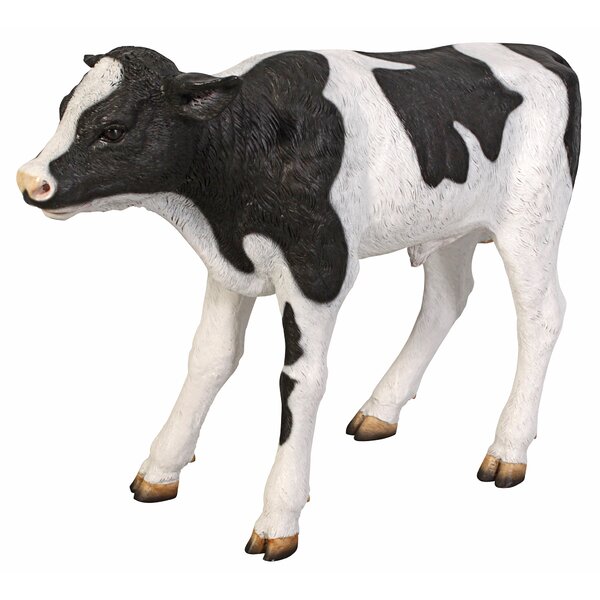 Design Toscano Buttercup, the Life-Size Holstein Calf Dairy Cow Statue ...