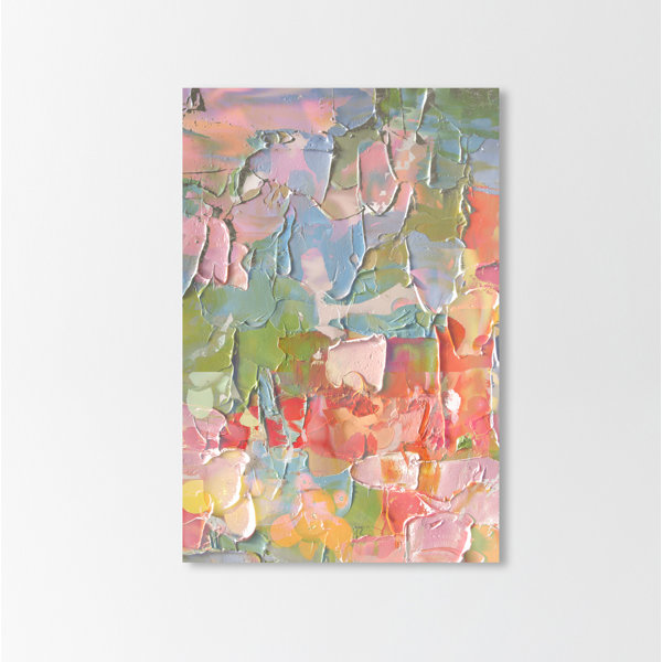 Ivy Bronx I Feel Happy Abstract Painting Print On Canvas Wayfair