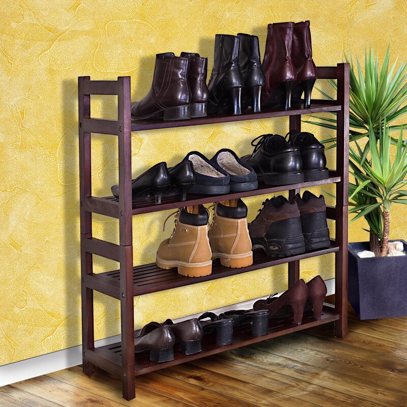 4 tier shoe rack wayfair