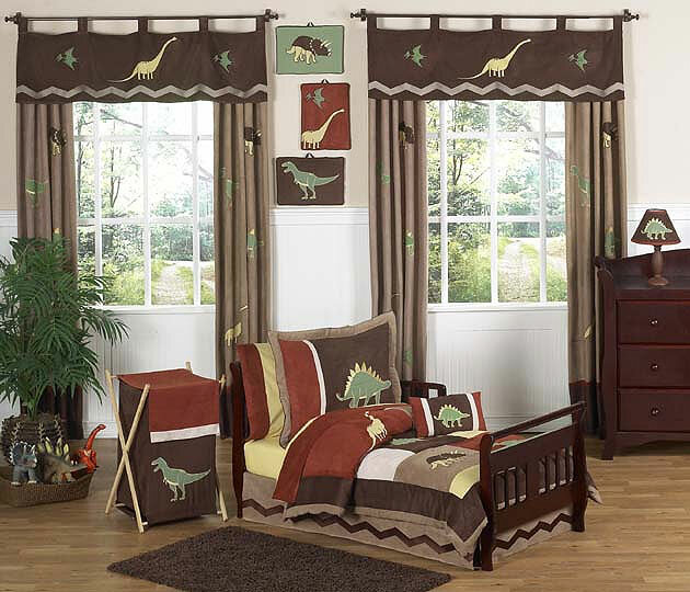 dinosaur bedding and curtain sets