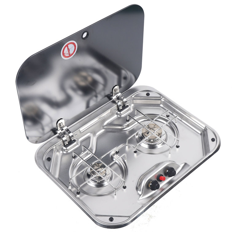 2 burner table top gas stove