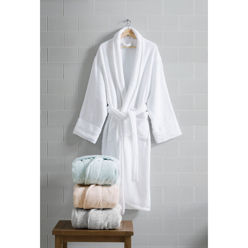 Charisma Luxe Zero Twist 100 Cotton Terry Cloth Bathrobe