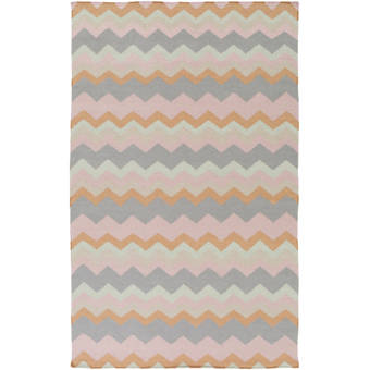 Bungalow Rose Elliot Power Loom Cream Pink Blue Rug Wayfair Ca