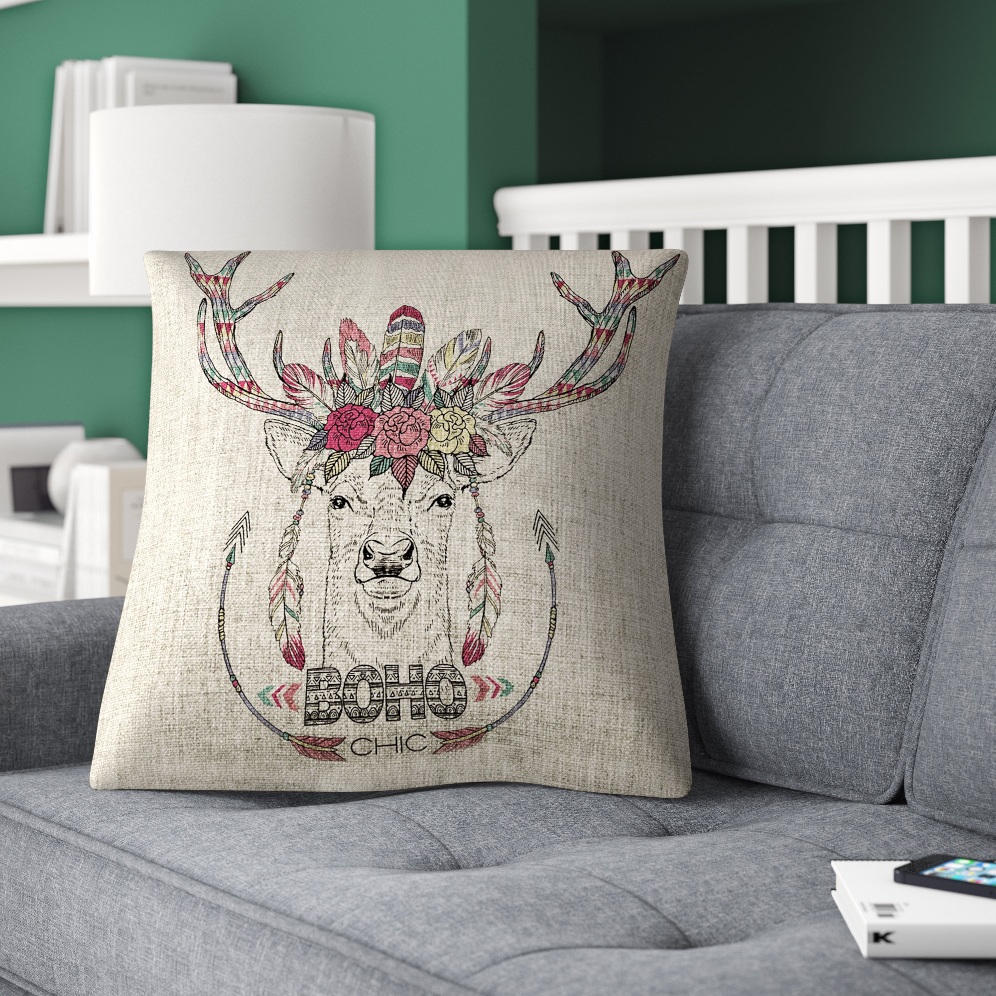 boho chic throw pillows